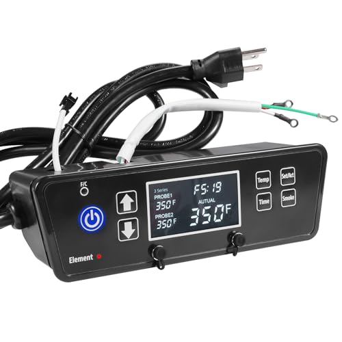 Control Board Replacement Part for PitBoss 3Series Electric Vertical Smoker | Digital LCD Display Thermostat Controller Replacement 80122, Compatible with Pit Boss Digital Electric Smoker PBV3D1