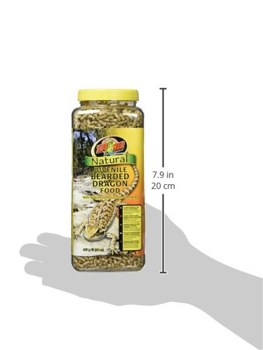 Zoo Med 20-Ounce Natural Bearded Dragon Food, Juvenile Formula