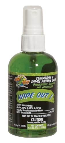 Zoo Med Laboratories SZMWO14 Wipe Out 1 Terrarium Cleaner, 4.25-Ounce