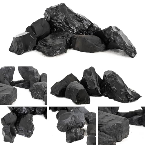 Unocho Aquarium Rocks 40lb Natural Stone for Aquariums Landscaping Paludarium Model Tank Decoration Aquascaping Amphibian Enclosures Garden(3"-10"-12pcs) - size: 40LB(12pcs)3-10in.
