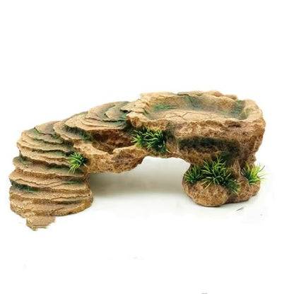 Turtle Basking Platform – Floating Turtle Tank Decoration for Aquariums & Terrariums – Perfect for Reptile, Lizard, and Turtle Habitat Hideout