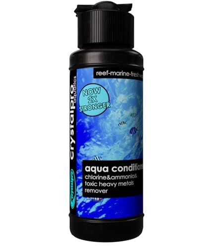 Crystalpro Aqua Conditioner - Treats 1250 Gallons - Aquarium Water Conditioner - Neutralizes Chlorine and Ammonia 4.2 Oz - size: 125 ml