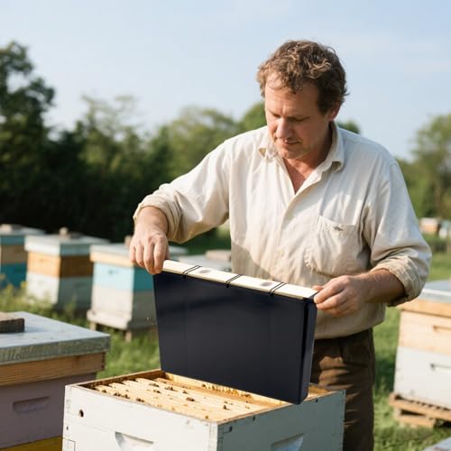 2 Pack 6.5L Bee Pro Feeder Beehive Frame Feeder Premium Beekeeping Feeder for Honey Bees,Deep Frame Water Feeder for Hive Tool Beekeeping Supplies - size: 6.5L-2Pack
