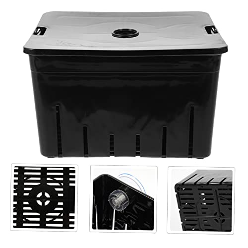 Abaodam Brooder Box for Reptiles Small Incubation Box Suction Cup Multi-Function Isolation for Turtle Supplies