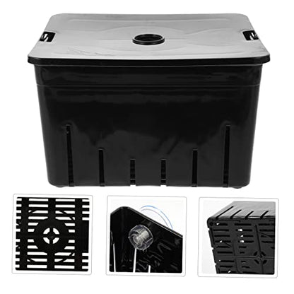 Abaodam Brooder Box for Reptiles Small Incubation Box Suction Cup Multi-Function Isolation for Turtle Supplies