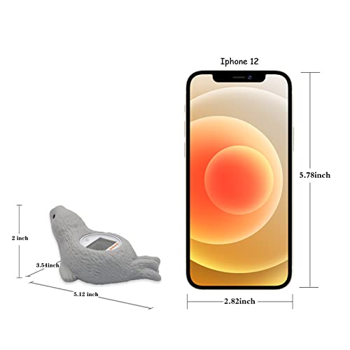 Doli Yearning Baby Bath Thermometer Baby Safety Water Thermometer for Kids | ±1℉ Accuracy; Long Battery Life; BPA-Free; Rapid Response - color: Grey