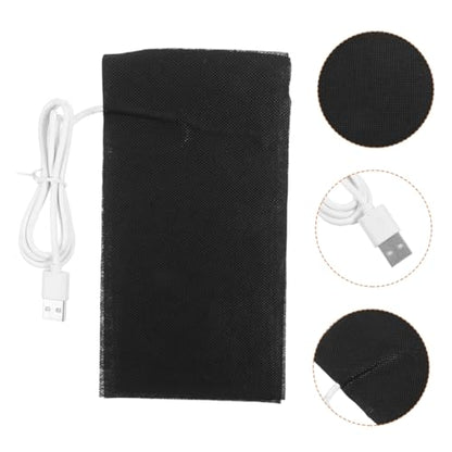 VANZACK 2pcs USB Reptile Heat Pad Under Tank Mat for Small Animals Materials Convenient Temperature Control for Crabs and Reptiles Gentle Heating