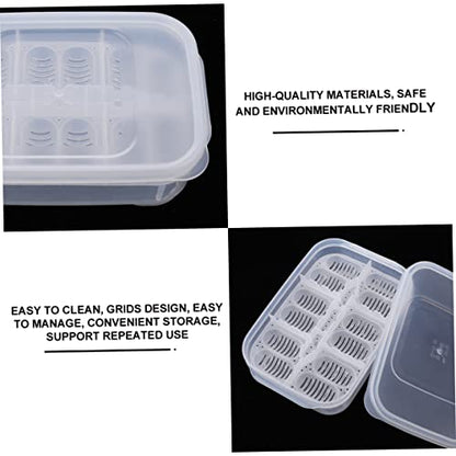 COLLBATH Reptile Breeding Box with Double Design for Hatching Geckos and Snakes Incubation Container for Lizard Eggs Material for Protection