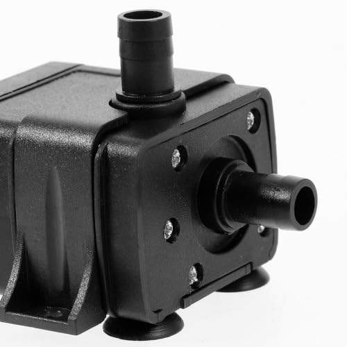 Homoyoyo Quiet Submersible Water Pump for Fish Tank and Pond with 90-240l/h Capacity, Sturdy Abs Material and Smooth Surface, for Aquarium Circulation and Outdoor Fountain Use