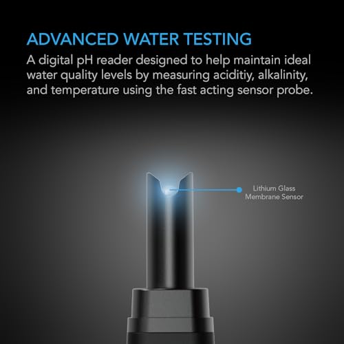 AC Infinity pH Meter Kit, High Precision Digital pH Pen | ±0.1 pH Accuracy, Nutrient Test pH Meter for Water Hydroponics Plants, Gardening, Aquariums, Swimming Pools - size: pH Meter Kit