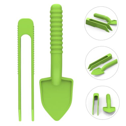 Totority 5Set Ergonomic Poop Scoop Feeding Tools for Easy Terrarium Maintenance for Turtles Snakes and Small Pets