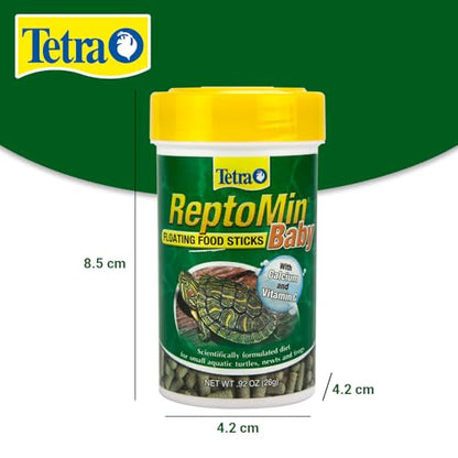 Tetra ReptoMin Baby Floating Food Sticks, 0.92-Oz (26g) (Pack of 2) - size: 0.92 Ounce (Pack of 2)