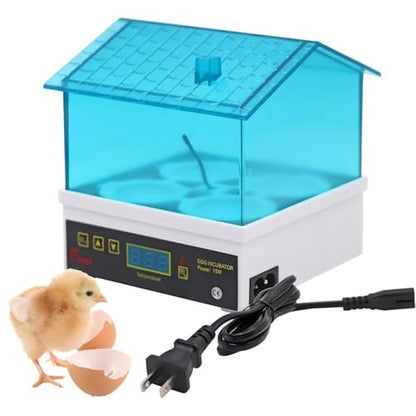 Digital Egg Incubator Egg Hatching Incubator Small House with Automatic Temperature Control Digital Professional Poultry Hatcher Machine for Hatching Chicken Birds Duck Quail Turkey Goose Egg