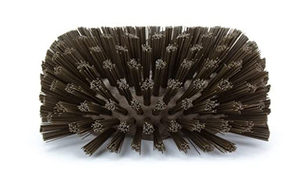 SPARTA Kettle Brush, Essential Scrubber with Flared Head for Cleaning Tanks and Kettles, 5.25" x 7.5", Brown - color: Brown