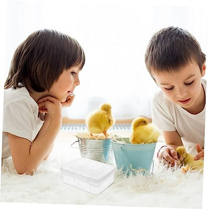 Happyyami Unbreakable Plastic 16 Compartment Egg Tray for Incubator Reptile Hatchery Box Observation Window