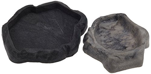Zoo Med Combo Repti Rock Food and Water Dishes Small - size: Small (Pack of 1)