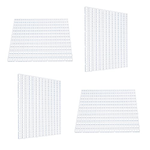 Aquarium Fish Tank Bottom Isolation, Grid Divider Tray Egg 4 Pcs,L - size: L 4pcs