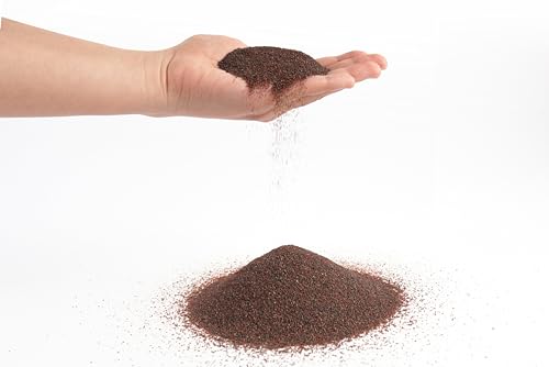 Congo Aquascapeing Sand for Aquarium Landscape 2L(9lbs) X2pcs, Brown, Aquarium Natural Fine Decorative Sand, Tropical Rainforest Biotope Aquariums, Depth Enhancing, 0.4-0.9mm - size: L,2Lx2pk