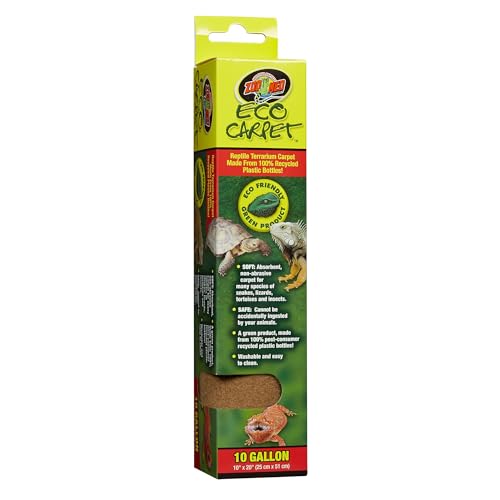 Zoo Med Tan Eco Carpet 20" L X 10" W 10 Gallon - size: 10x20in