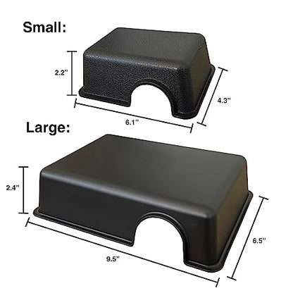 Plastic Reptile Hide Box for Leopard Geckos, Snakes, Lizards, Cornsnakes - Small & Juvenile - style: Small