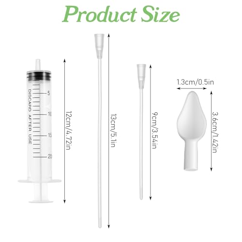 Baby Bird Feeding Syringe, Small Pet Parrot Feeder Hand Feeding Tubes Kit | Reusable Manual Bird Feeding Syringe With Spoon Tip And Soft Tube For Milk, Water, Liquid Food, Parrot, Small Pet