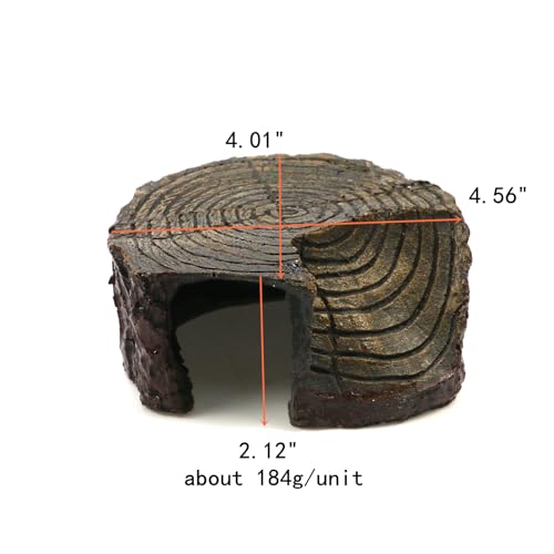 Circular Cave Resin Turtle Basking Platform For Terrarium | Tortoise Dock Resting Rock, Terrarium Accessories, Aquarium Decor, Fish Tank Aquascaping And Turtle Tank Decoration - color: Circular Cave