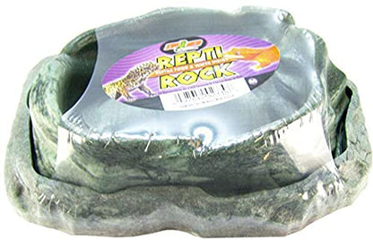Zoo Med Combo Reptile Rock Food and Water Dish, Medium