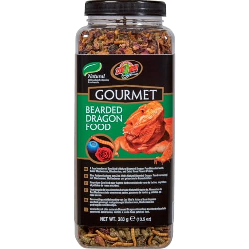 Zoo Med 5118 Gourmet Bearded Dragon Food, 15 oz