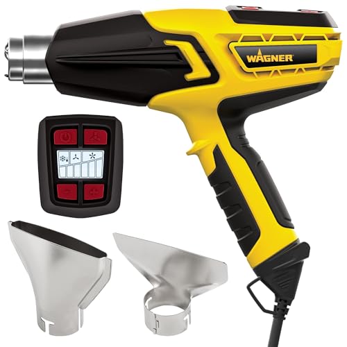 Wagner Spraytech FURNO 500 Heat Gun, 12 Settings, 150°F to 1200°F | Twelve settings from 150°F to 1200°F and two nozzles support paint removal, PVC bending and crafts. - size: FURNO 500