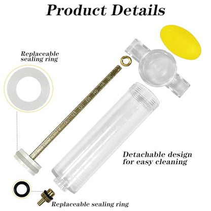 Baby Bird Feeding Syringe Set, 12-Piece Small Pet Parrot Feeder Hand Feeding Tubes Kit, Parrot Feeder Tubes Measuring Tools, for Baby Birds Small Pet