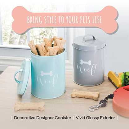1.4 Qt. Small Treat Canister (Casper (Powder Blue)) - color: Casper (Powder Blue)