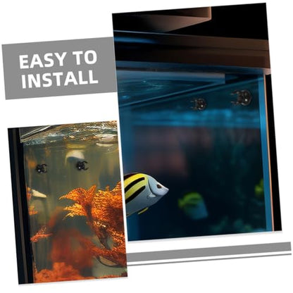 UKCOCO 12Pcs Aquarium Suction Cups with Clips Durable Hose Holders for Fish Tank Setup for Airline Tubing Decorations Shrimp Nests and Reptile Hammocks