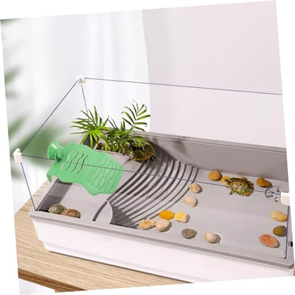 Turtle Basking Platform Suction Cup Reptile Resting Terrace for Aquariums Easy Climbing Access for Turtles and Amphibians Lightweight and Practical Terrarium Decor