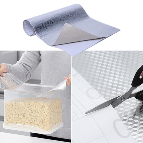 Aluminized Adhesive Backed heat shield tape 12'' X 47'' Thermal Barrier Blanket Mat 2000 Degrees High Temp Protection Material exhaust wrap - size: 12'' X 47''