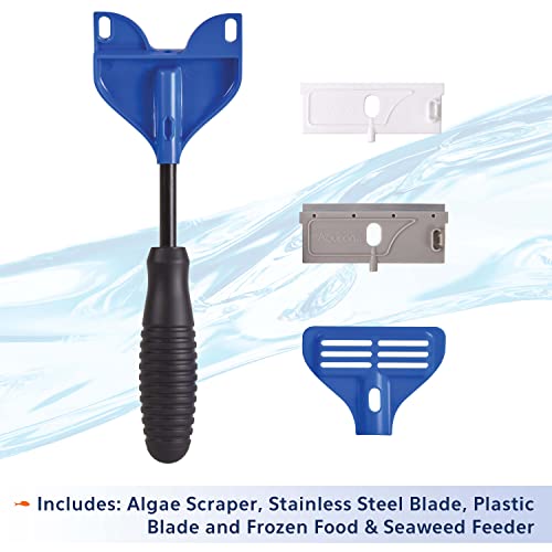 Aqueon ProScraper 3.0™ Short Aquarium Algae Scraper (Pack of 4) - size: No Size (Pack of 4), style: Short Scraper