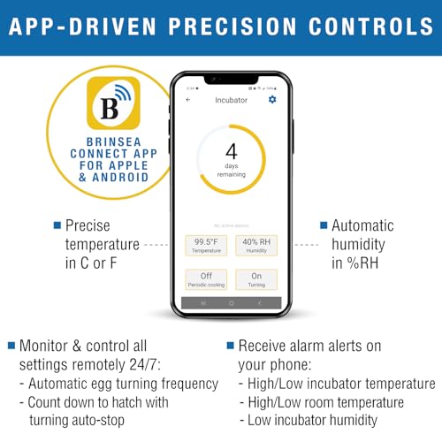 Brinsea Maxi 48 EX Connect Fully Automatic Smart Egg Incubator with App | 50+ years of innovation! Ultimate smart incubator with app-driven controls and real time alerts gives you total peace of mind