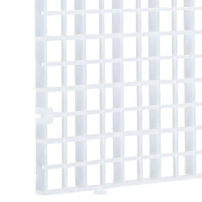 Aquarium Plastic Grid Divider Tray Egg Crate, 2 Pcs L | Grid Isolate Board Divider, Fish Tank Bottom, Black Filter Tray - size: 2 Pcs L