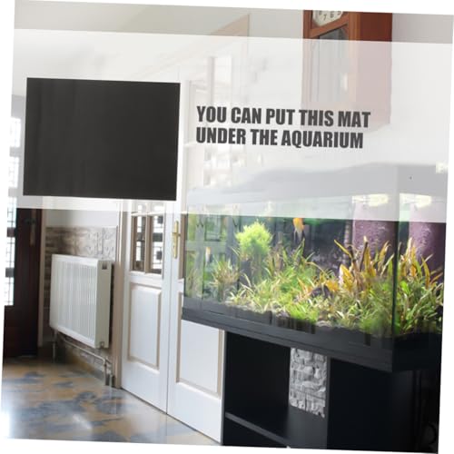 2pcs Thickened Nonslip Aquarium Pad for Fish Tank Cushioning Mat for Heat Preservation and Water Absorption for Reptile Terrariums and Fish Keeping