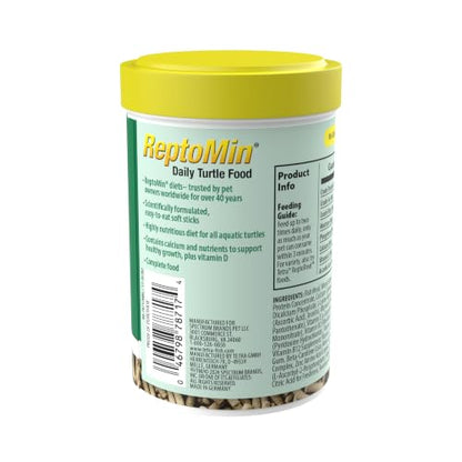 Tetra ReptoMin Floating Food Sticks, 2.65 ounces/75 Grams, Soft Stick Food Formulated for Aquatic Turtles. - size: 2.65 Ounce (Pack of 1)