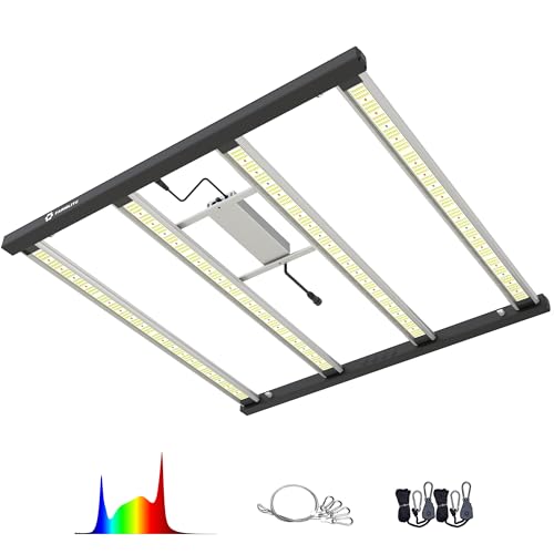 LED Grow Lights for Indoor Plants Full Spectrum Growing Light Bar Plant Hanging Growing Lamps Seedling Daisy Chain Dimmable 4x4ft Coverage - size: 420watts