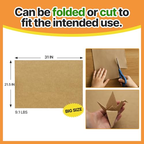 T TORTO9 Kraft Bird Cage Liners 31 x 21.5 Inch, 120 Sheets, Absorbent Paper Tray Liners for Large Bird Cages, Pre-Cut Disposable Cage Bottom Liners - size: 31 x 21.5 in kraft