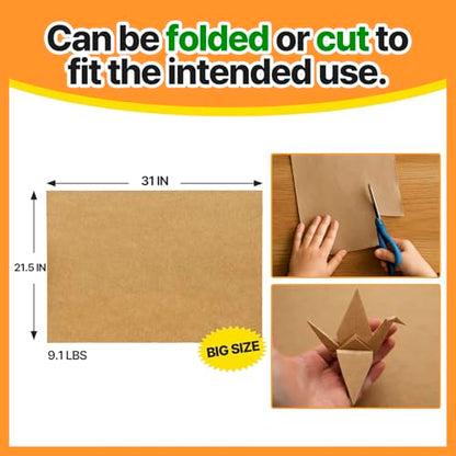T TORTO9 Kraft Bird Cage Liners 31 x 21.5 Inch, 120 Sheets, Absorbent Paper Tray Liners for Large Bird Cages, Pre-Cut Disposable Cage Bottom Liners - size: 31 x 21.5 in kraft