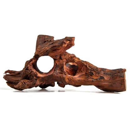 emours Porous Natural Driftwood for Aquarium, Aquascaping Driftwood with Holes, Hand-Selected Tunnels & Hideouts, Aquascaping Hardscape, Terrarium Reptile Décor, No Paint or Resin (12-16" (30-40 cm)) - size: 12-16" (30-40 cm)