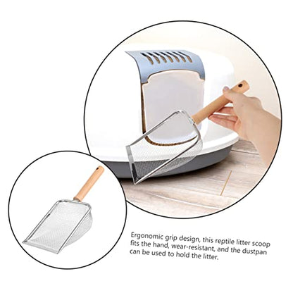 Pet Reptile Litter Scoop Shovel for Easy Cleanup of Reptile Waste and Efficient Litter Holder for Turtles Lizards and Other Pets