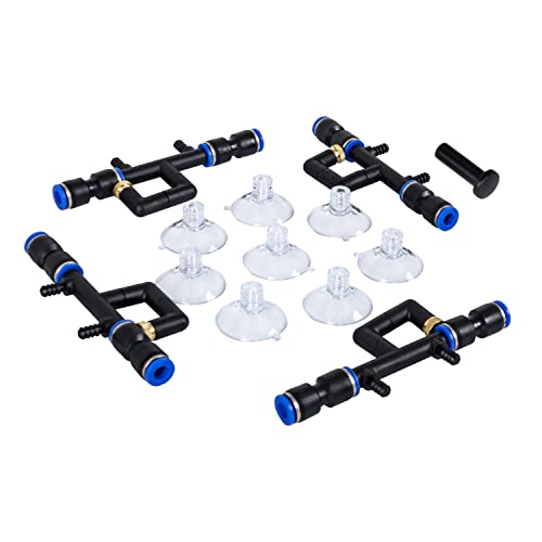 REPTI ZOO 4 Pieces Spray Nozzles Adjustable Fine Misting Water for Reptiles