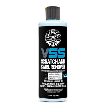 Chemical Guys, VSS One-Step Scratch & Swirl Remover, Cut & Polish, 16 oz | Cuts scratches and swirls then finishes to a high gloss in one step, safe on clear coat and ceramic paint