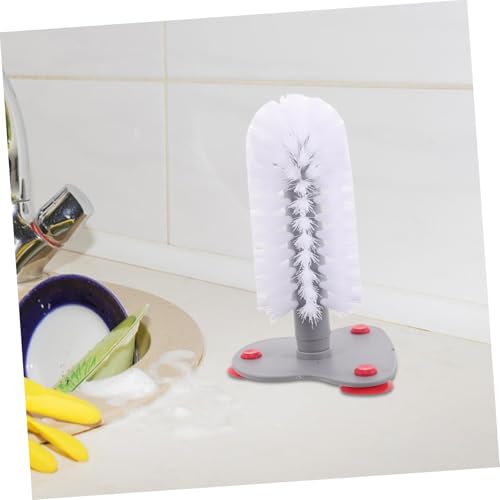 Toddmomy Aquarium Turtle Brush Suction Cup Turtle Shell Scrub Brush Reptile Cleaning Tool