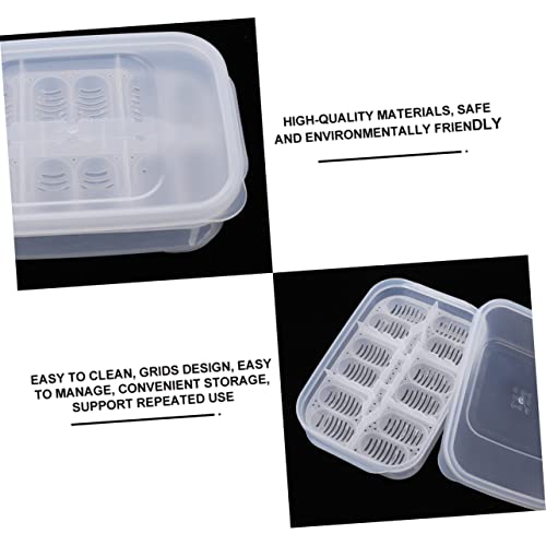 BESPORTBLE Egg Incubation Box for Reptiles Snake Gecko Incubator Trays 12 Egg Slots View Lightweight Safe for Boys and Girls
