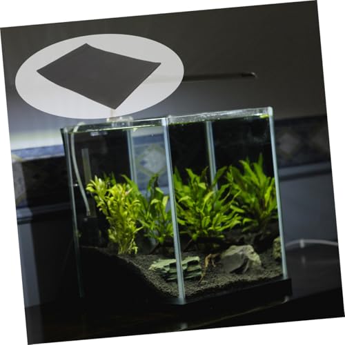 GANAZONO 2pcs Thickened Nonslip Fish Tank Mat Aquarium Cushioning Pad for Bottom Support Easy to Cut for Reptile Fish Tanks