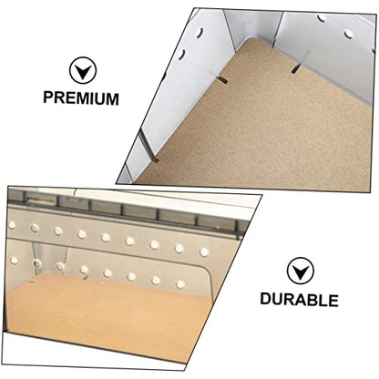 Sosoport 50 Sheets Reptile Tank Liner Paper Easy Cleaning Reptile Bedding Carpet